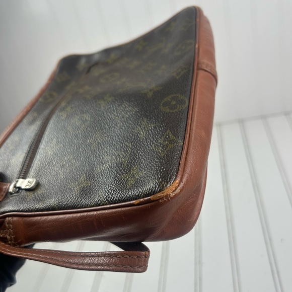 Louis Vuitton Pochette Second 184 Sport Brown Monogram Clutch Bag